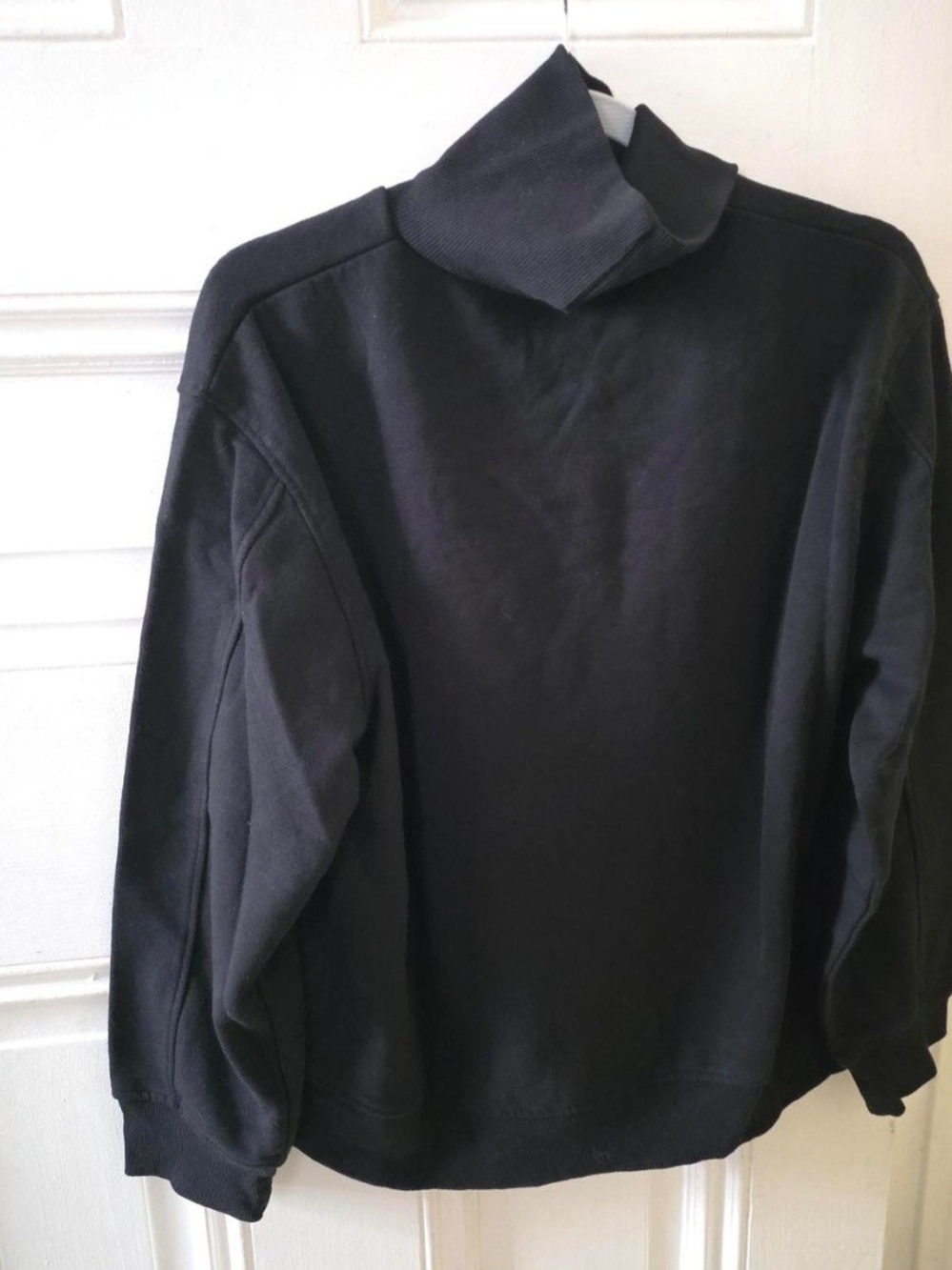 Zara Black Women's Turtleneck Sweatshirt